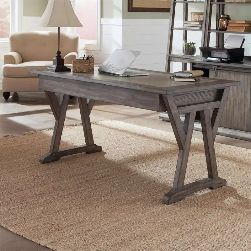 Stone Brook Laptop Desk in Rustic Saddle - Liberty