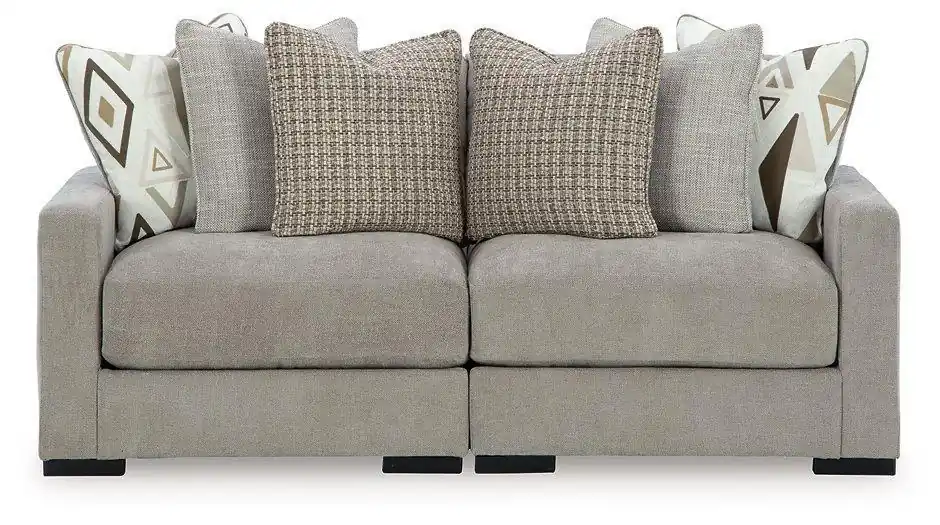 Aslan Court Loveseat Sectional - Ashley Furniture