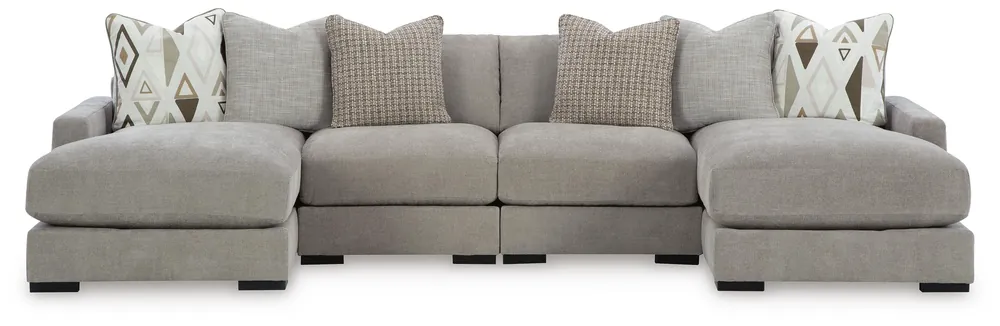 Aslan Court Sofa Pit Sectional - Ashley Furniture