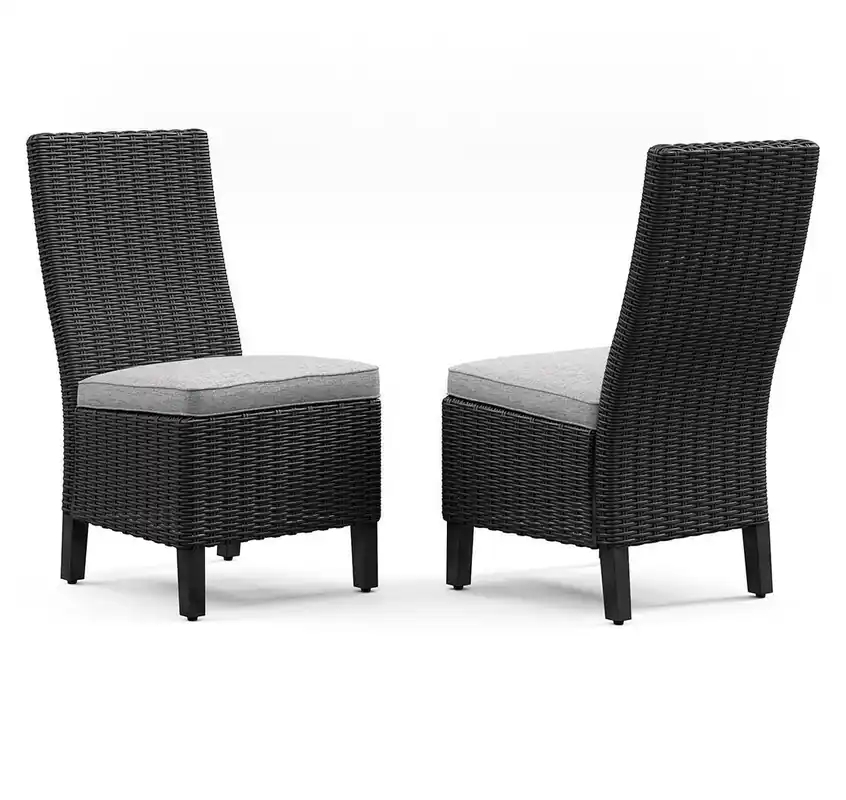 Beachcroft Outdoor Side Chair with Cushion (Set of 2) - Ashley Furniture