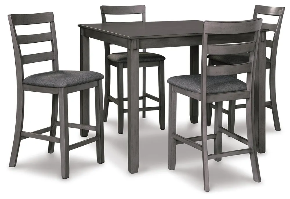 Bridson Counter Height Dining Table and Bar Stools (Set of 5) - Ashley Furniture