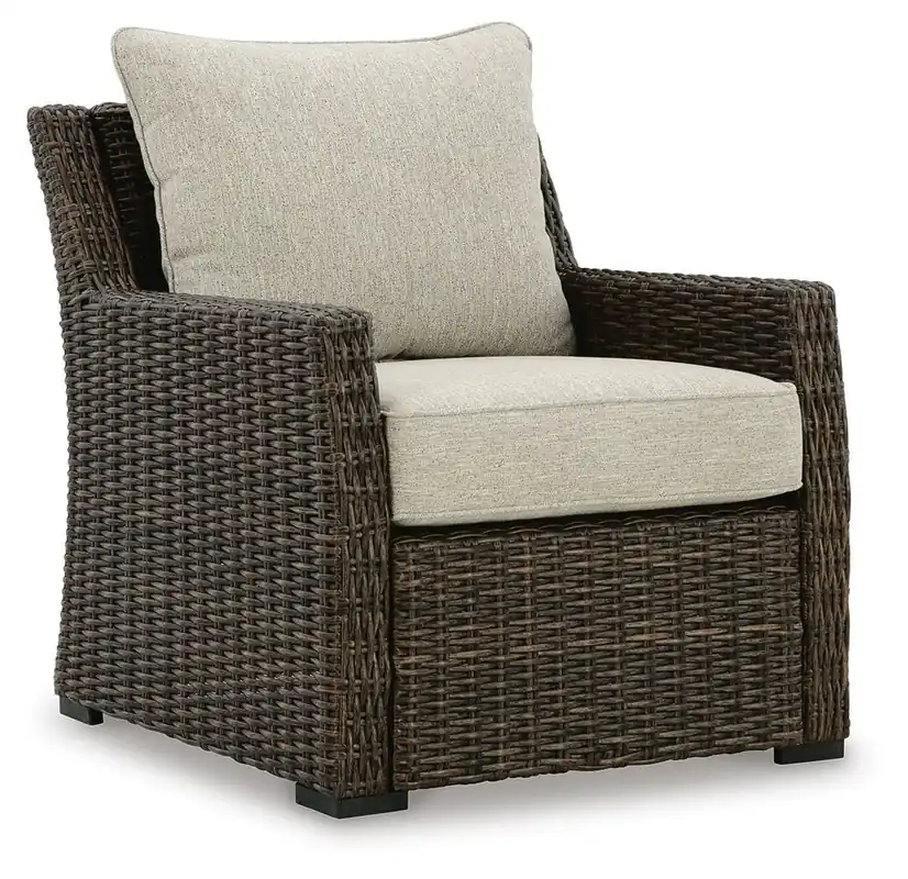 Brook Ranch Outdoor Lounge Chair with Cushion - Ashley Furniture