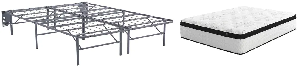 Chime 12 Inch Hybrid 2-Piece Mattress Package