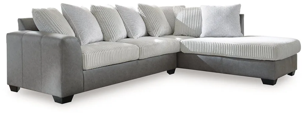 Clairette Court Sectional with Chaise - Ashley Furniture
