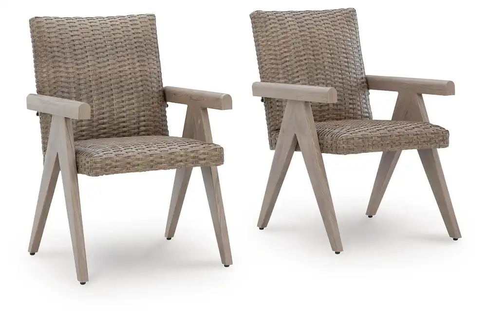Cliff Trails Outdoor Arm Chair (Set of 2) - Ashley Furniture