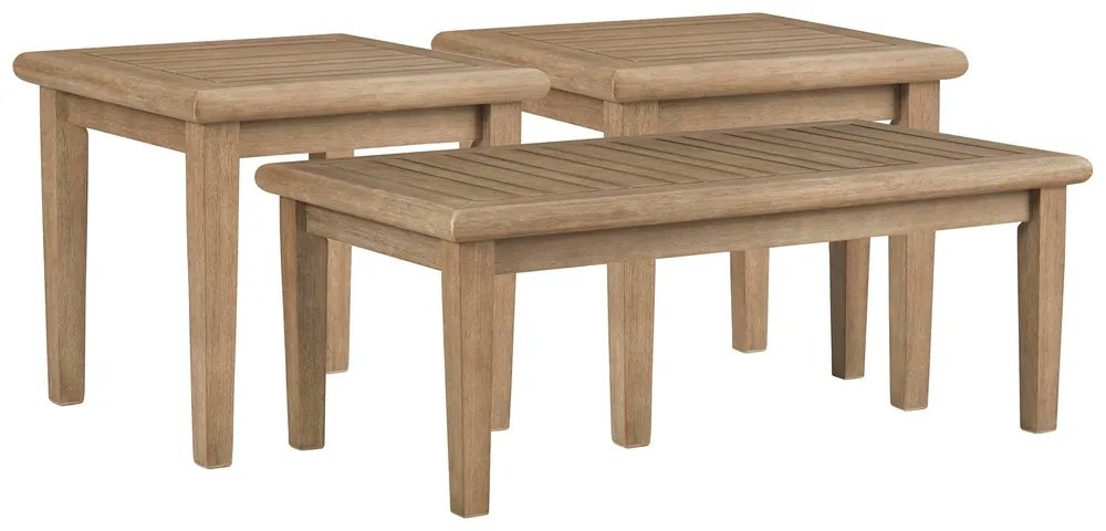 Gerianne Outdoor Occasional Table Set - Ashley Furniture