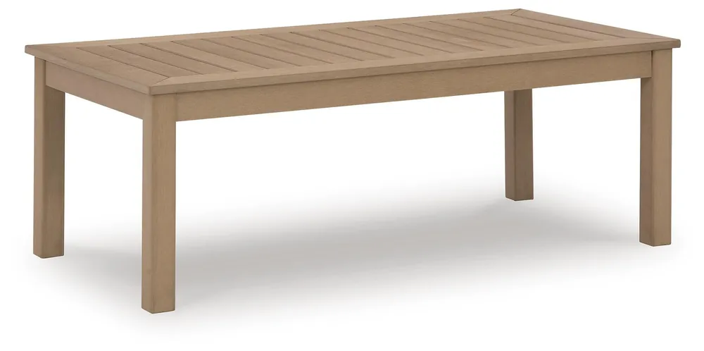 Hallow Creek Outdoor Coffee Table - Ashley Furniture