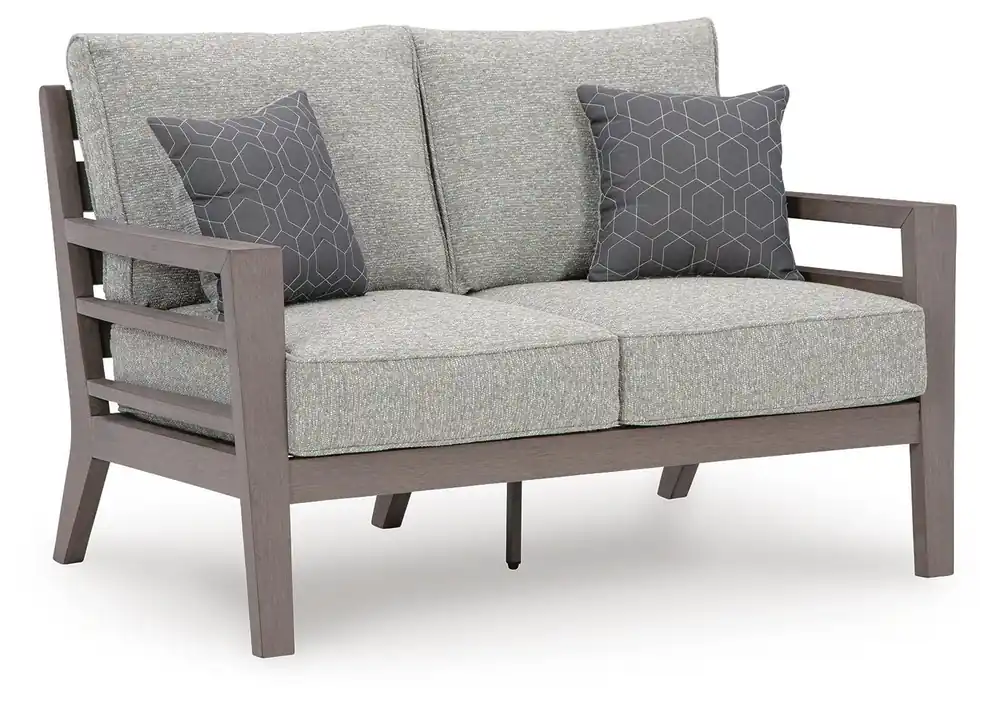 Hillside Barn Outdoor Loveseat with Cushion - Ashley Furniture
