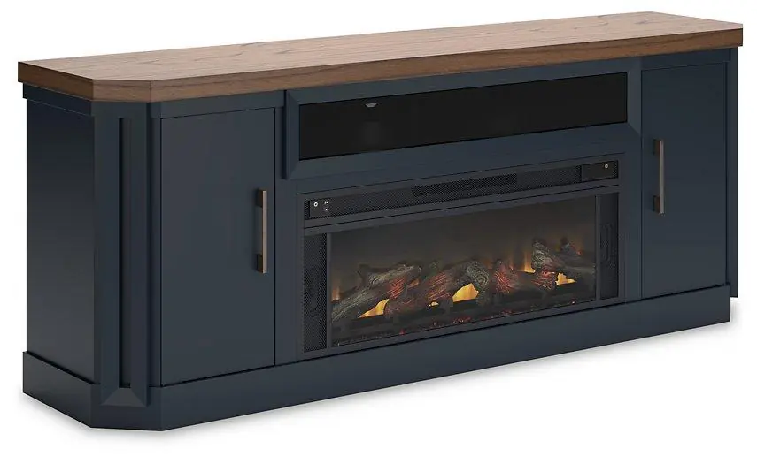 Landocken 83" TV Stand with Electric Fireplace - Ashley Furniture