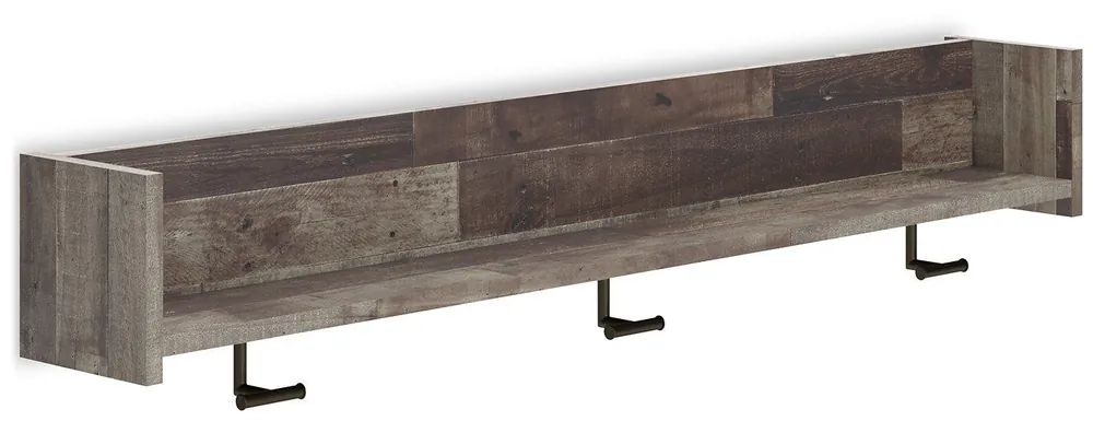 Neilsville Wall Mounted Coat Rack with Shelf - Ashley Furniture