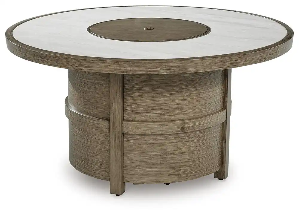 Rainier Ranch Fire Pit Table - Ashley Furniture