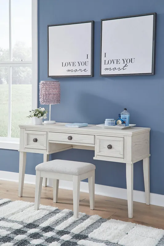 Robbinsdale Vanity with Stool - Ashley Furniture