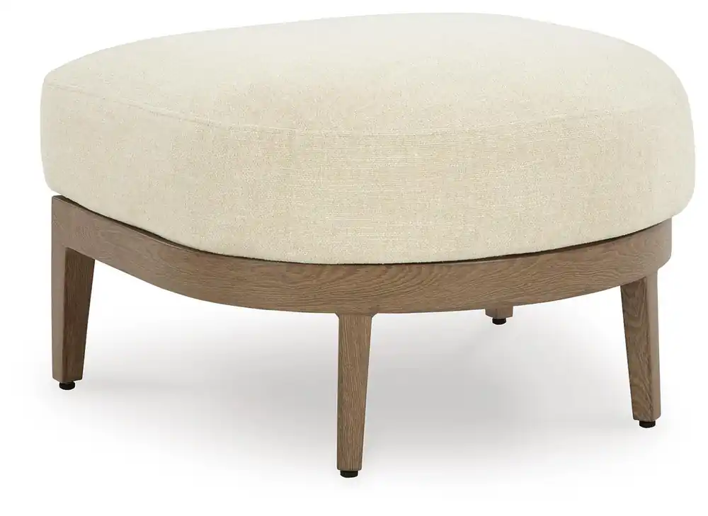 Serene Bay Outdoor Ottoman with Cushion - Ashley Furniture