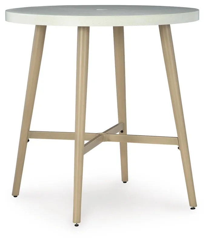 Seton Creek Outdoor Bar Table - Ashley Furniture
