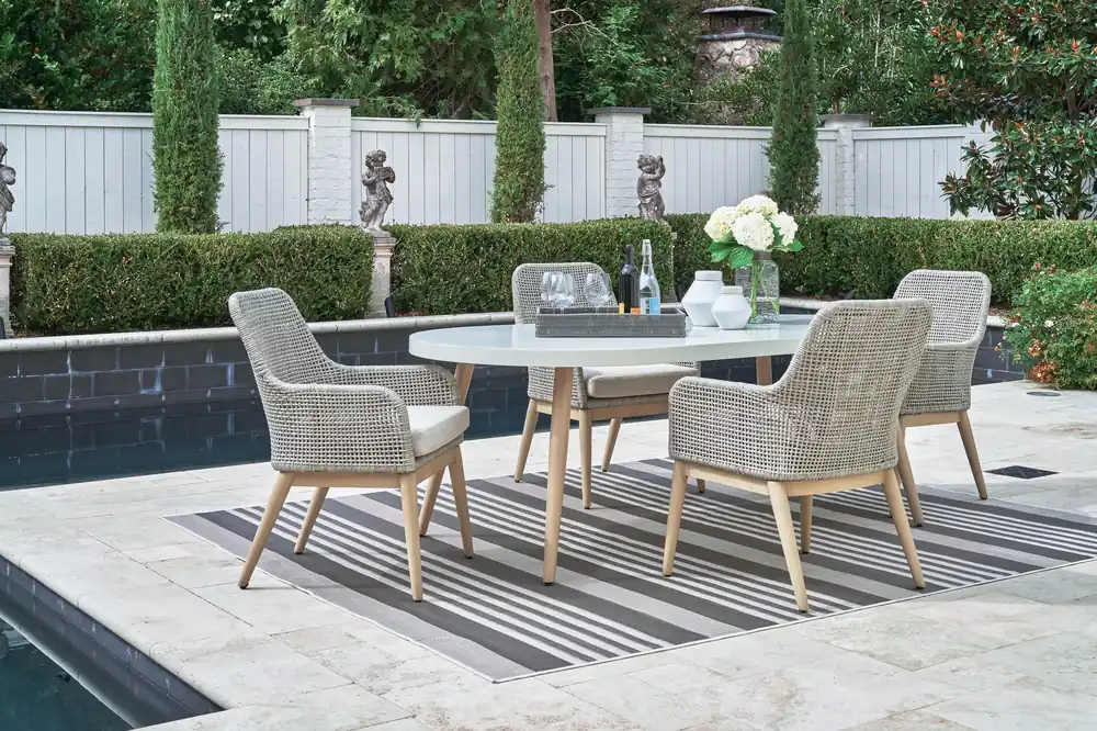 Seton Creek Outdoor Dining Package - Ashley Furniture