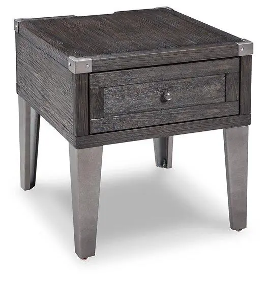 Todoe End Table with USB Ports & Outlets - Ashley Furniture