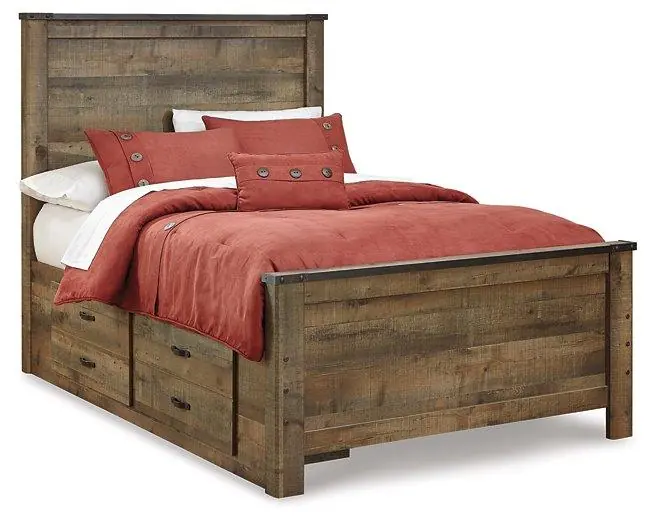 Trinell Bed with 2 Storage Drawers - Ashley Furniture
