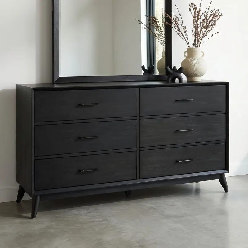 Century Modern 6 Drawer Dresser - Liberty