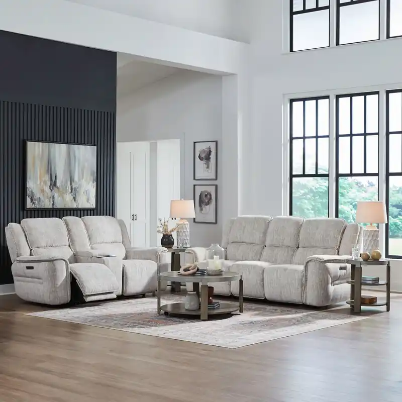 Clayton Sofa & Loveseat - Liberty