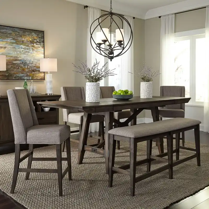 Double Bridge Opt 6 Piece Gathering Table Set - Liberty