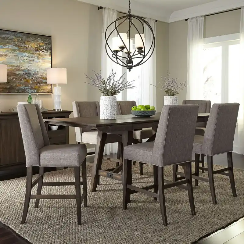Double Bridge Opt 7 Piece Gathering Table Set - Liberty