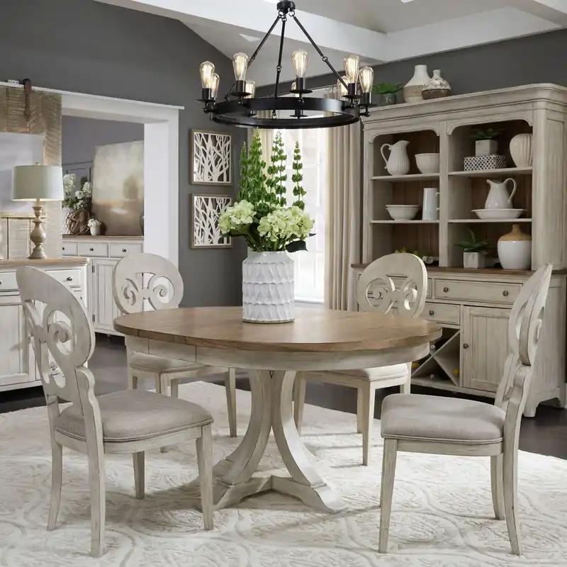 Farmhouse Reimagined Pedestal Table - Liberty
