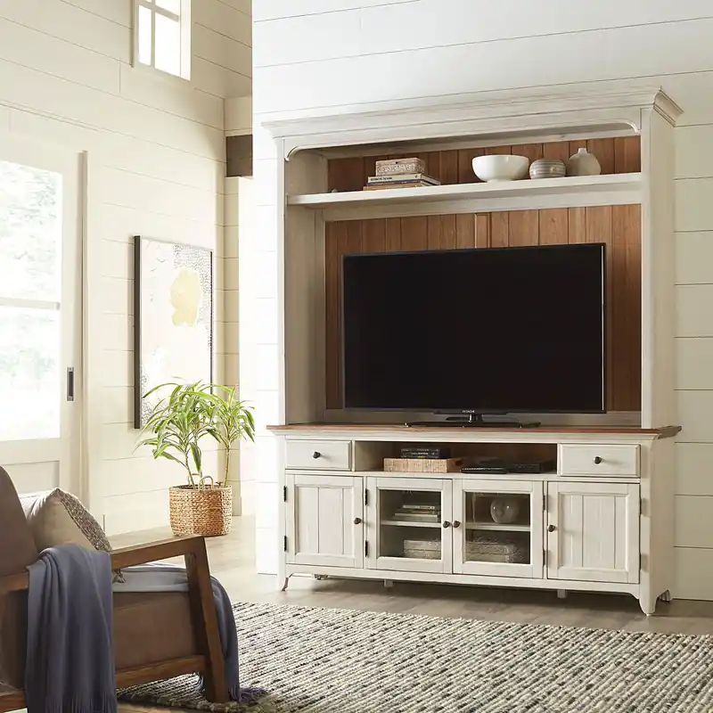 Farmhouse Reimagined Opt Entertainment Center - Liberty