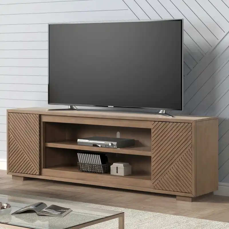 Fireplace TV Consoles 84 Inch Fireplace TV Console - Liberty
