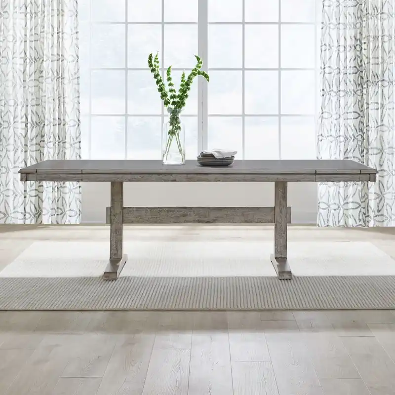 Hallendale Trestle Table Set - Liberty