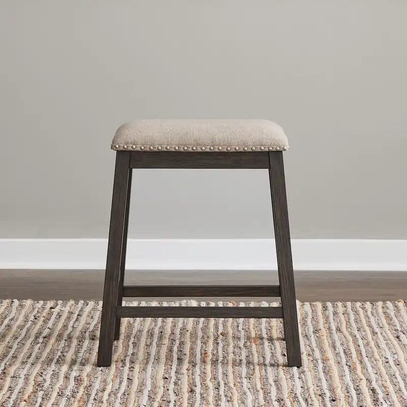 Harrison Uph Console Stool - Liberty