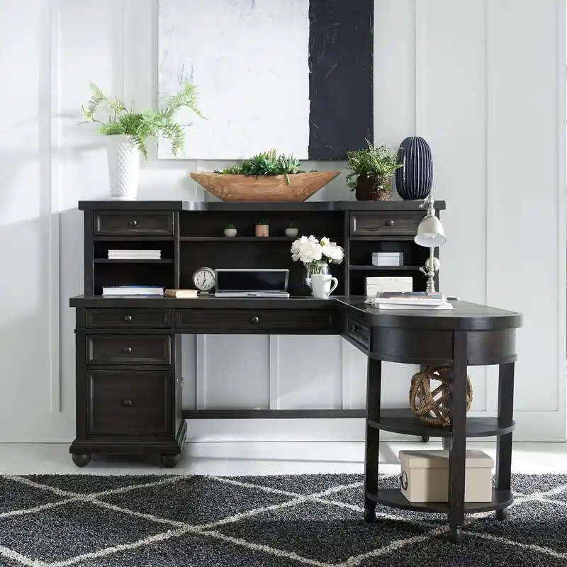 Harvest Home L Shaped Desk Set - Liberty