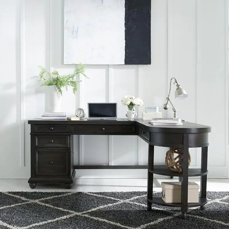 Harvest Home Opt L Shaped Desk Set - Liberty