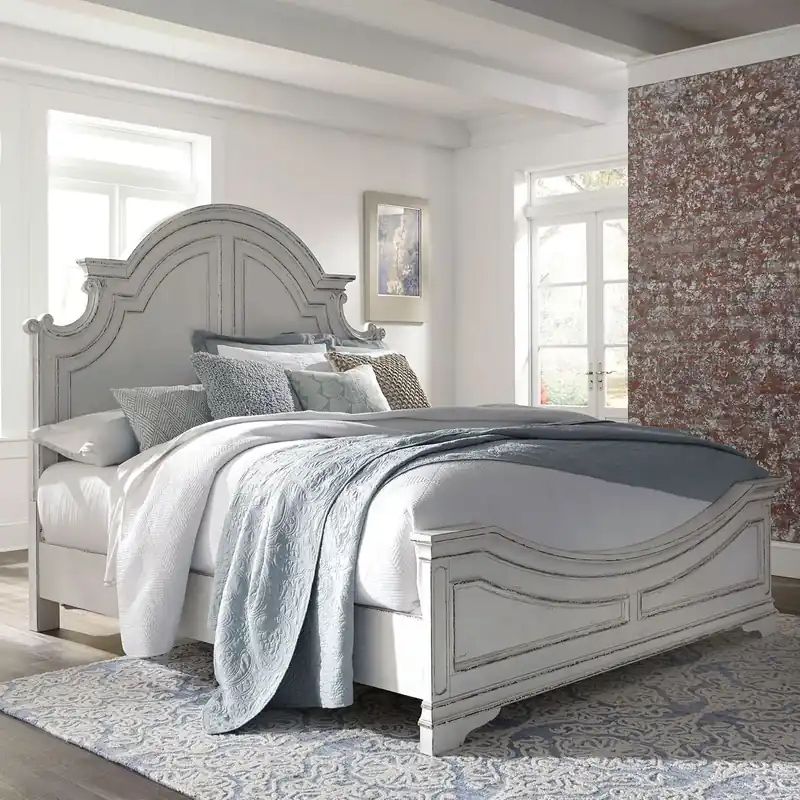 Magnolia Manor King Panel Bed - Liberty