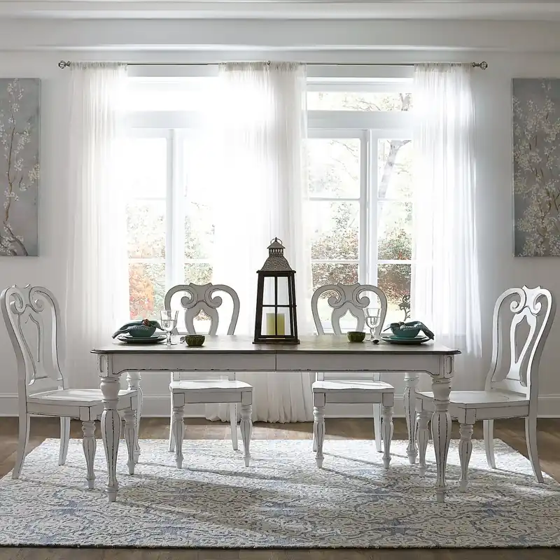 Magnolia Manor Opt 5 Piece Rectangular Table Set - Liberty