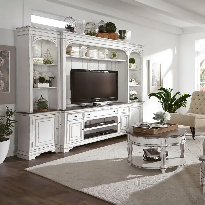 Magnolia Manor Entertainment Center with Piers - Liberty