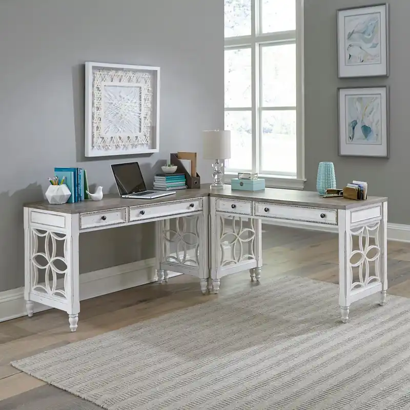 Magnolia Manor Alt L Shaped Desk Set - Liberty