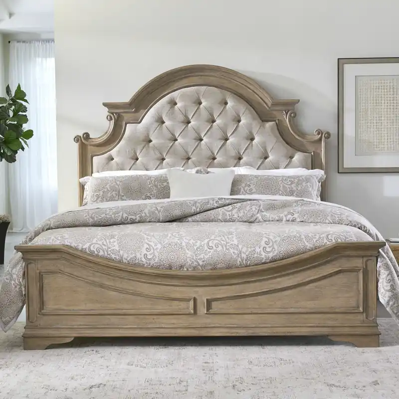 Magnolia Manor Queen Uph Bed - Liberty