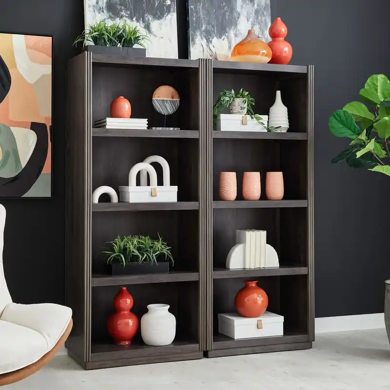 Modern Edge 2 Piece Bunching Bookcase - Liberty