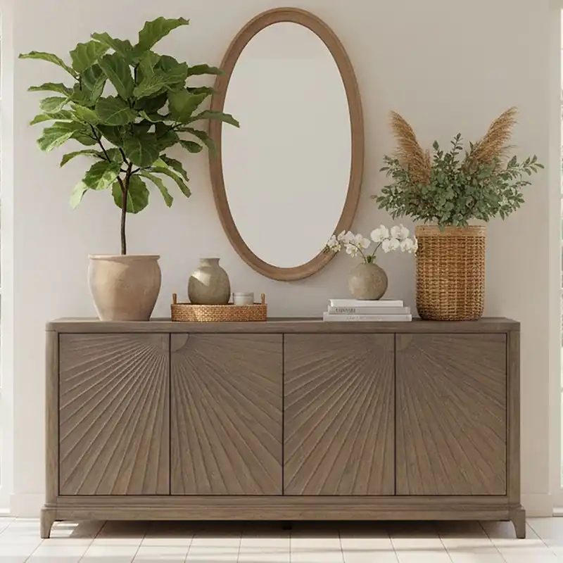 Montecito 4 Door Accent Cabinet - Liberty