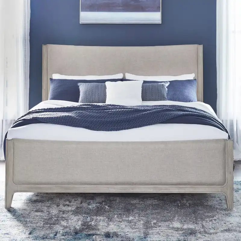 New Haven King Uph Bed - Liberty
