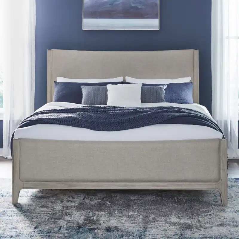 New Haven Queen Uph Bed - Liberty