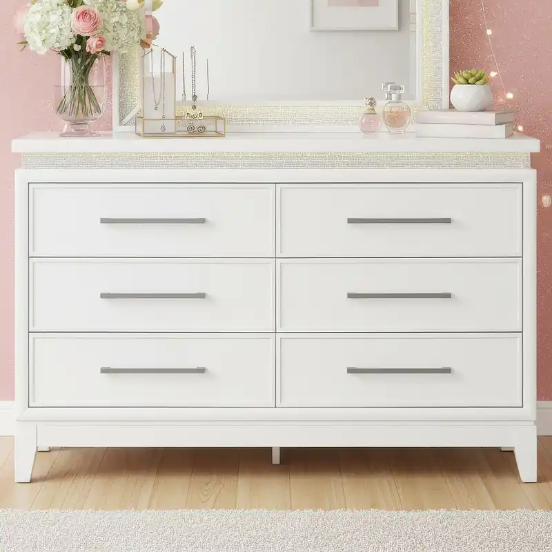 Reflections 6 Drawer Dresser w/ Lights - Liberty