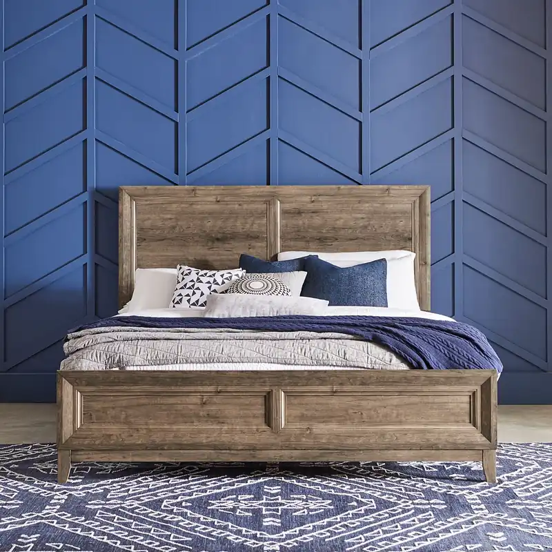 Ridgecrest King California Panel Bed - Liberty