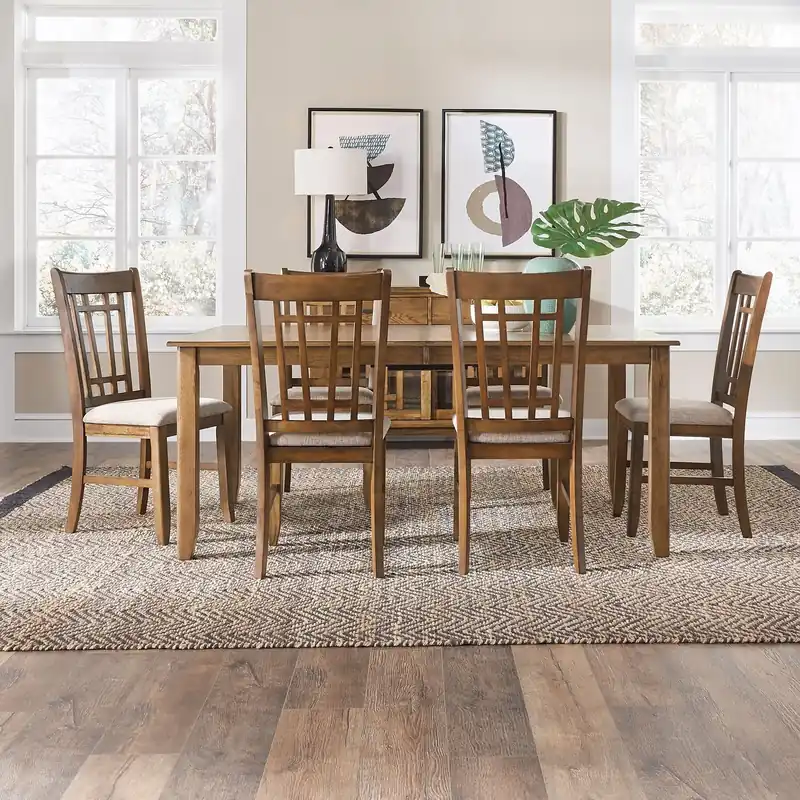 Santa Rosa 7 Piece Rectangular Table Set - Liberty