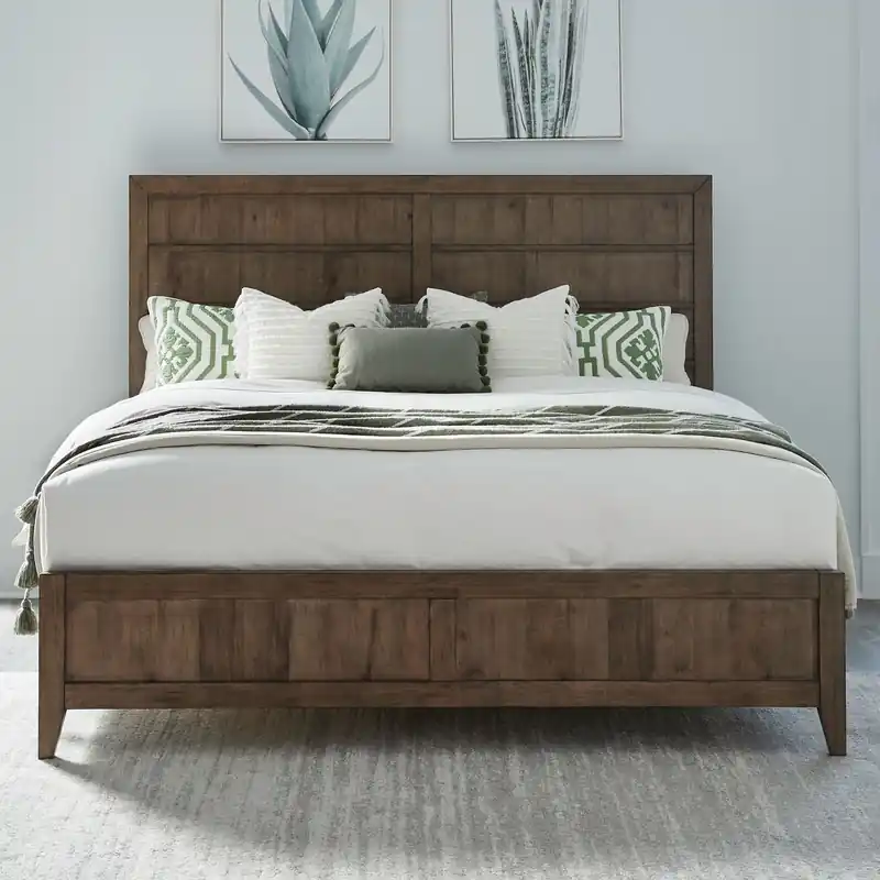 Shaker Lakes King Panel Bed - Liberty