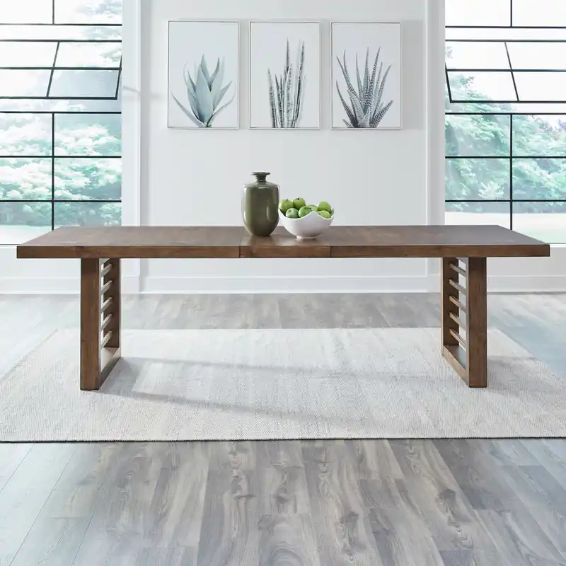 Shaker Lakes Double Pedestal Table Set - Liberty