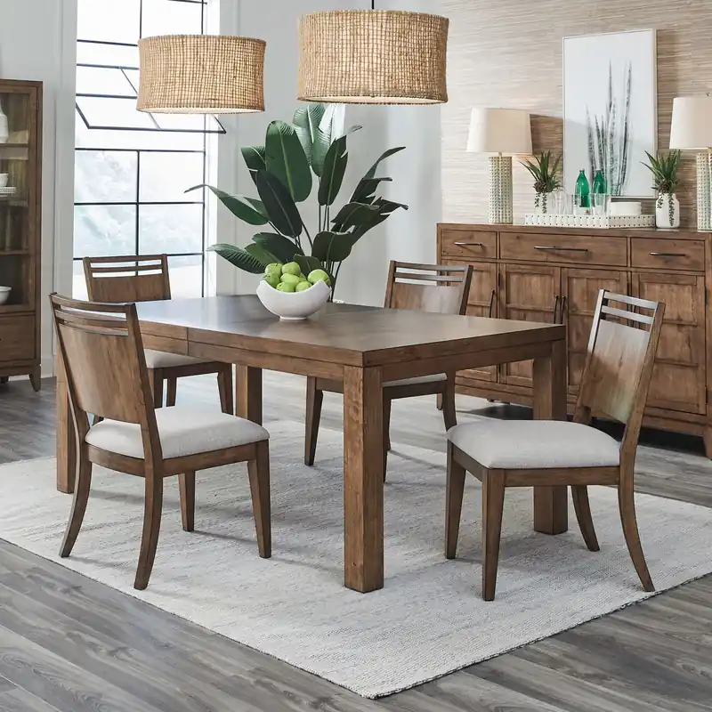 Shaker Lakes Opt 5 Piece Rectangular Table Set - Liberty