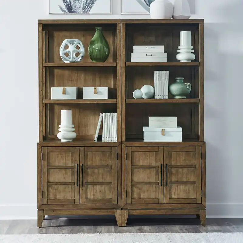 Shaker Lakes 2 Piece Bunching Bookcase - Liberty