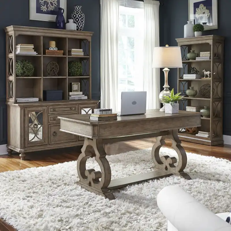 Simply Elegant 3 Piece Desk & Hutch Set - Liberty
