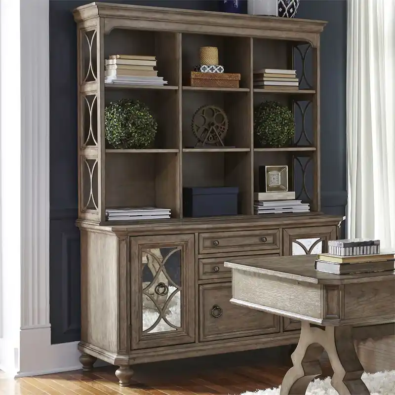 Simply Elegant Credenza & Hutch Set - Liberty